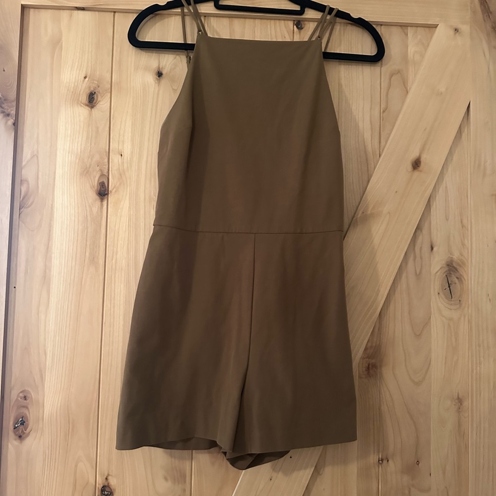 Anthropologie/ Maeve Brown Sleeveless Romper